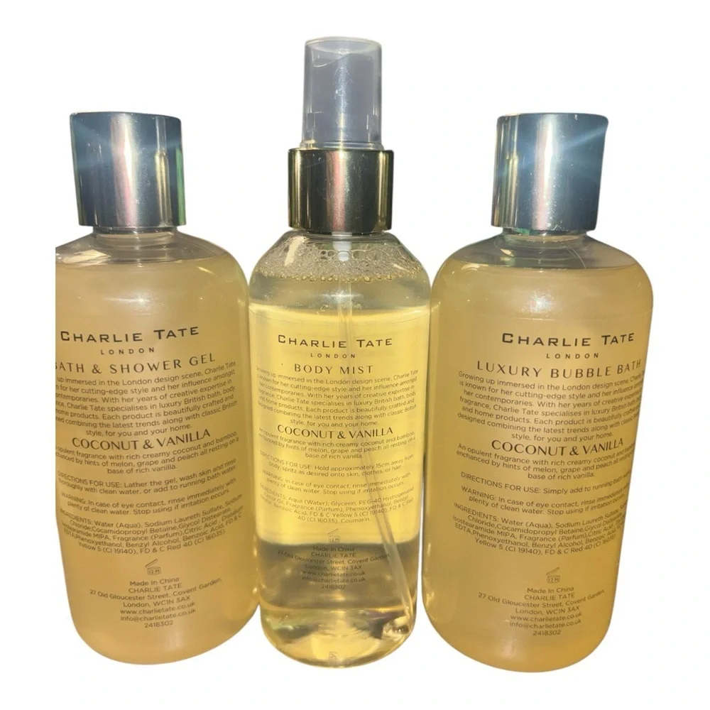 Charlie Tate London Coconut & Vanilla Set
